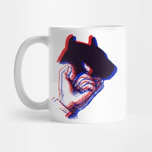 3D shadow puppet - BULL Mug